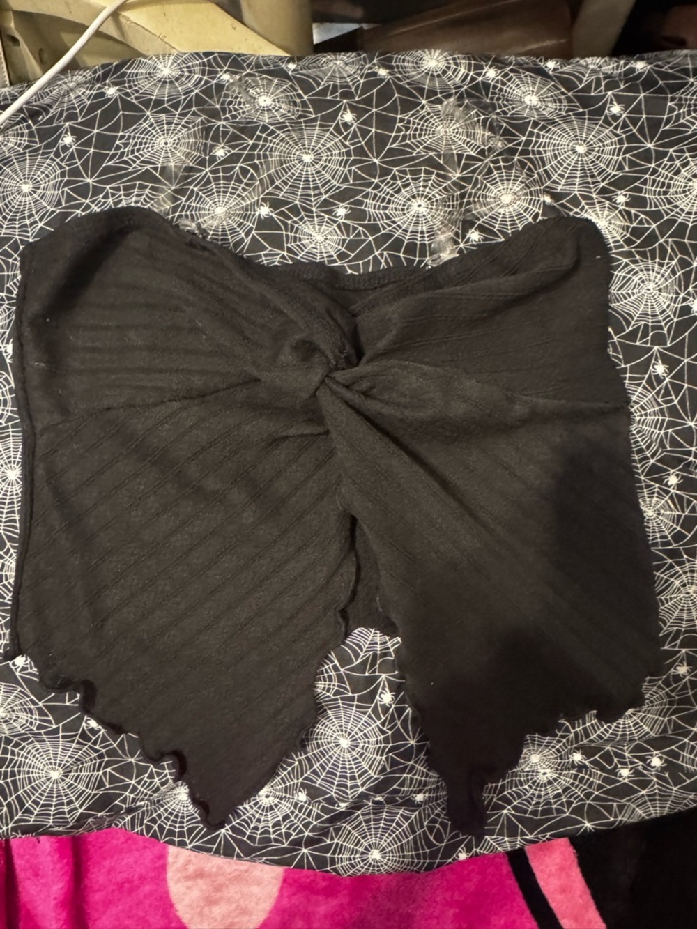 SHEIN Black Teen 13Y Ribbed Tank Top